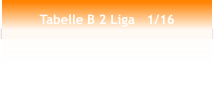 Tabelle B 2 Liga   1/16