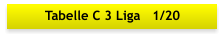 Tabelle C 3 Liga   1/20