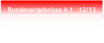 Rundenergebnisse A 1   12/13