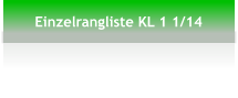 Einzelrangliste KL 1 1/14