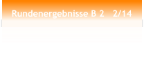 Rundenergebnisse B 2   2/14