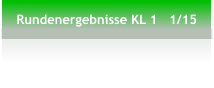 Rundenergebnisse KL 1   1/15