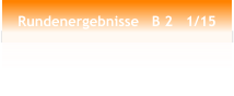 Rundenergebnisse   B 2   1/15