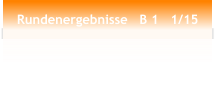 Rundenergebnisse   B 1   1/15