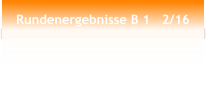 Rundenergebnisse B 1   2/16