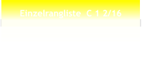 Einzelrangliste  C 1 2/16