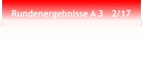 Rundenergebnisse A 3   2/17