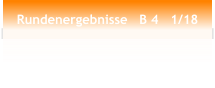 Rundenergebnisse   B 4   1/18