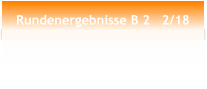 Rundenergebnisse B 2   2/18