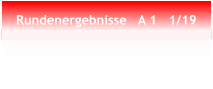 Rundenergebnisse   A 1   1/19