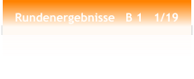 Rundenergebnisse   B 1   1/19