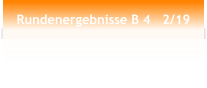 Rundenergebnisse B 4   2/19