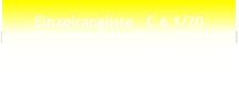 Einzelrangliste   C 6 1/20