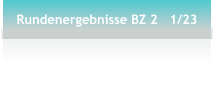 Rundenergebnisse BZ 2   1/23