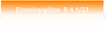 Einzelrangliste  B 4 1/23